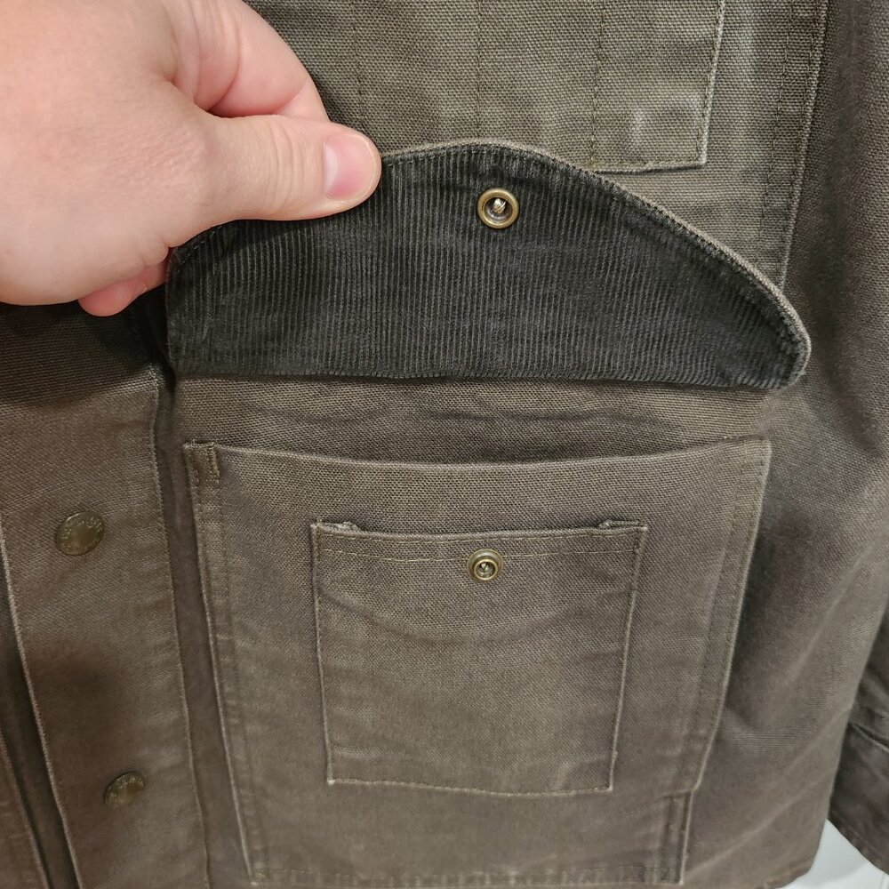 Filson Dry Tin Cloth Crusier - X-Large - Otter Green - Made in USA - Picture 8 of 14